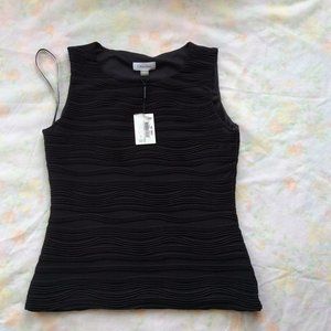 NWT CALVIN KLEIN CK Black TANK TOP Size S